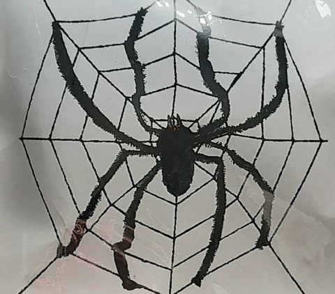 Jättisuuri hämähkinverkko 240cm