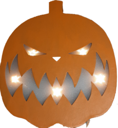 Halloween kurpitsa valolla 1