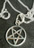 Pentagram kaulakoru ketjulla  n.1,8cm