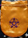 Tarot pussukka Kelt/lila Pentagram