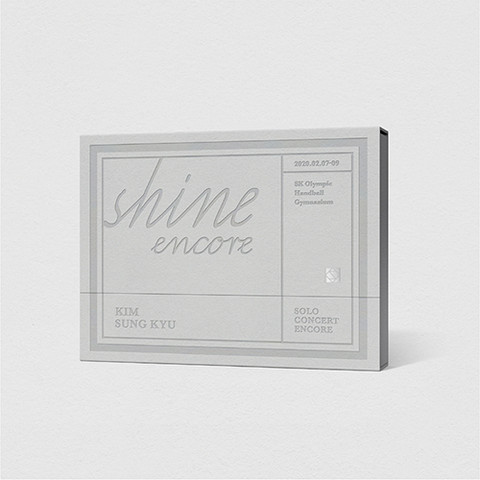 KIM SUNGKYU (INFINITE) - SOLO CONCERT SHINE ENCORE (DVD)