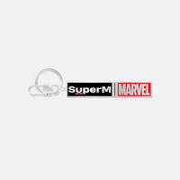 SUPERM X MARVEL - LOGO KEYRING