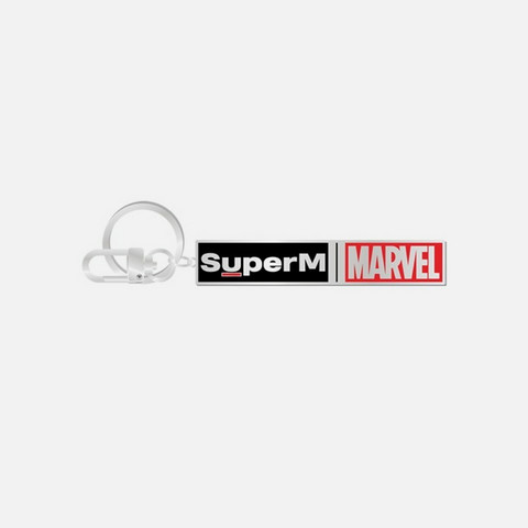 SUPERM X MARVEL - LOGO KEYRING