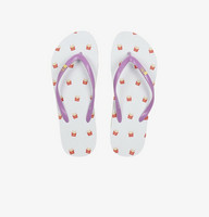 BTS - MCDONALD'S LOGO COLLECTION - FLIPFLOPS (WHITE)