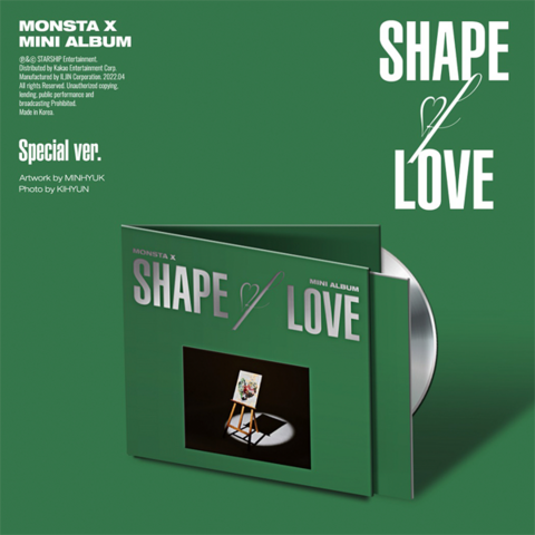 MONSTA X - SHAPE OF LOVE (11TH MINI ALBUM) SPECIAL VER.