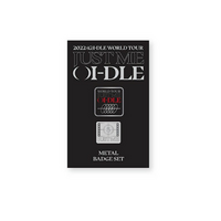 (G)I-DLE - JUST ME ( )I-DLE - METAL BADGE SET