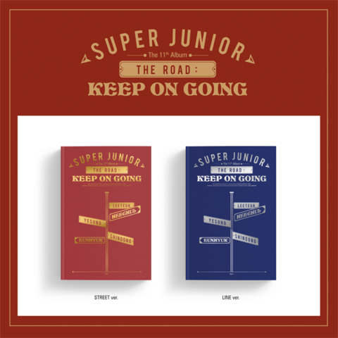 SUPER JUNIOR - VOL.1 'THE ROAD: KEEP ON GOING ' (11TH ALBUM)