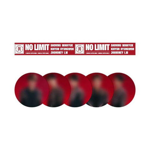 MONSTA X - NO LIMIT - BOX TAPE + CIRCLE PHOTOCARD SET