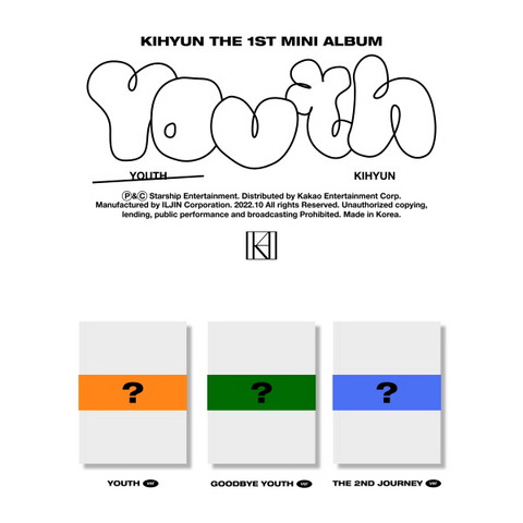 KIHYUN - YOUTH (1ST MINI ALBUM)