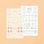 BAEKHYUN - TEO-LAE-GI - EPOXY STICKER SET