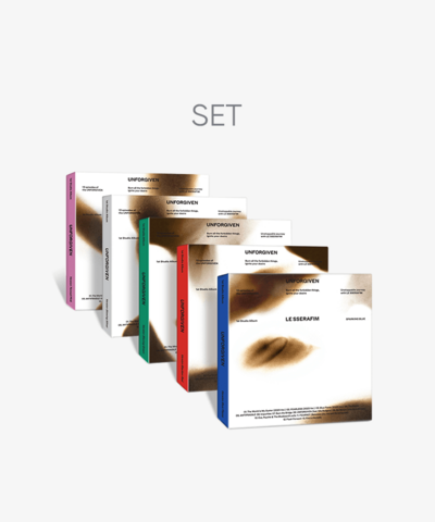 [WEVERSE] LE SSERAFIM - UNFORGIVEN (1ST STUDIO ALBUM) COMPACT VER. SETTI