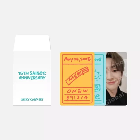 SHINEE - 15TH ANNIVERSARY - LUCKY CARD SET