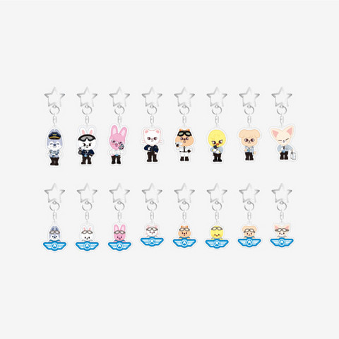 STRAY KIDS - PILOT: FOR 5 STAR - SKZOO SECRET KEYRING (SATUNNAINEN)