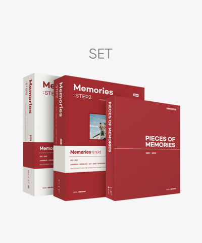 ENHYPEN - MEMORIES : STEP 2 - DIGITAL CODE + DVD + PIECES OF MEMORIES (2021-2022) SET