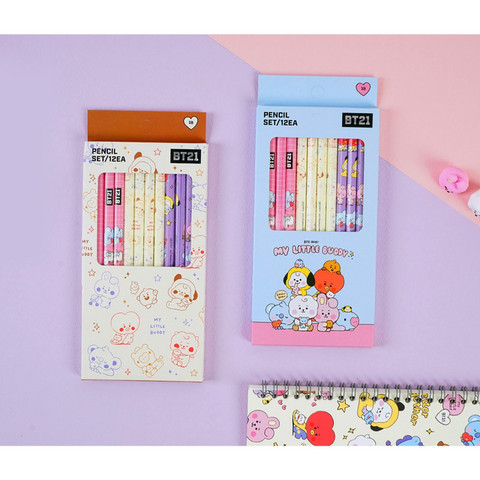 BT21 - MY LITTLE BUDDY -  PENCIL SET (12EA)