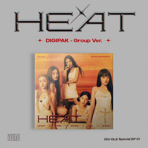 (G)I-DLE - HEAT (SPECIAL ALBUM) DIGIPAK GROUP VER.