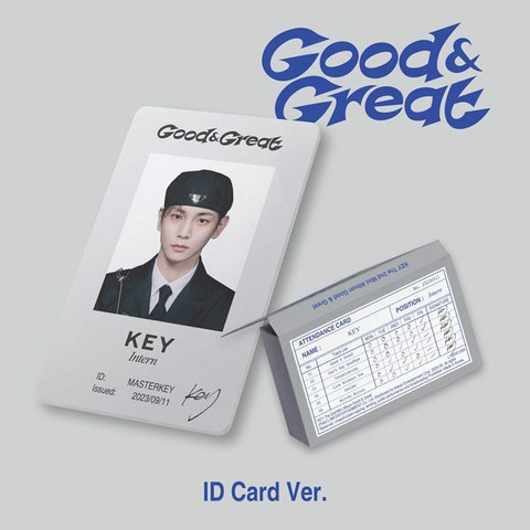 KEY - GOOD & GREAT (2ND MINI ALBUM) ID CARD VER.