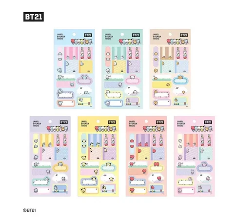 BT21 - MININI - LABEL STICKER
