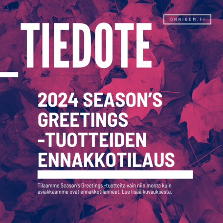 2024 SEASON'S GREETINGS TIEDOTE