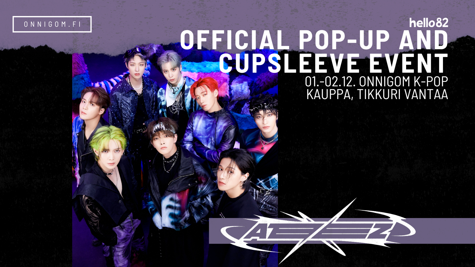 ATEEZ POP-UP X ONNIGOM