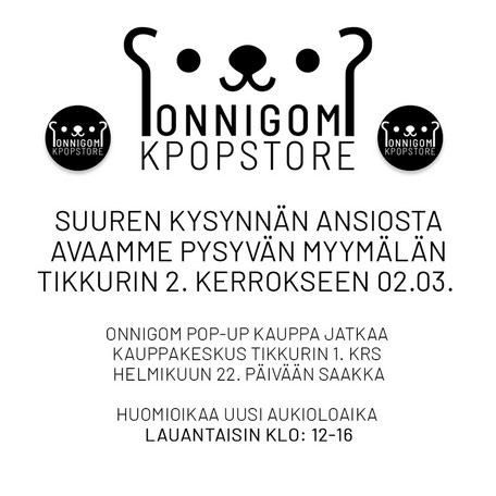 ONNIGOM MYYMÄLÄ