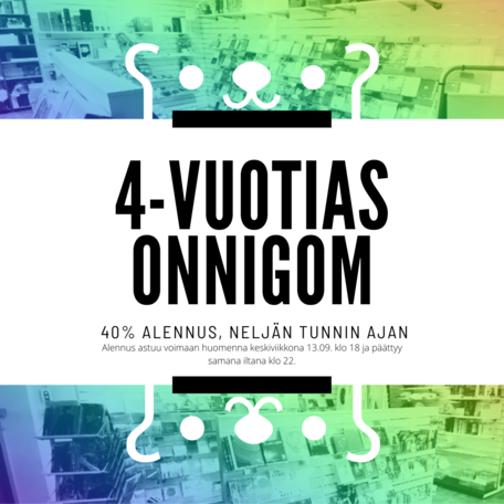 4-VUOTIAS ONNIGOM