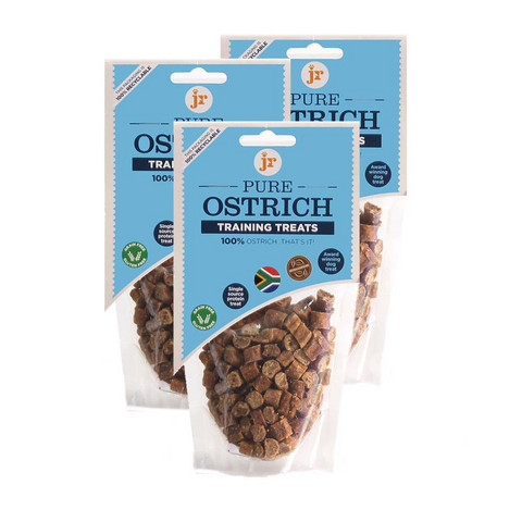 JR Pet Training Treats Ostrich– Strutsi, 85g