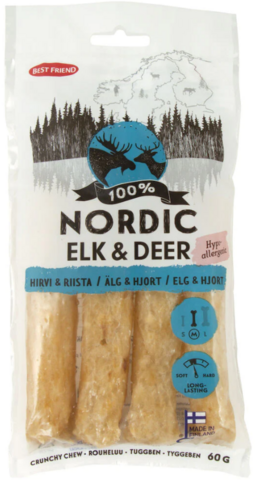 Best Friend Nordic Hirvi & peura rouheluu 4 kpl, 60 g