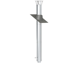 Takkapiippupaketti 150 mm, 3 m, RST tai musta Savupiipputarvike Jeremias