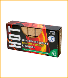 HOT-sytytyspalat, yht. 315 sytytyspalaa