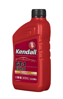Kendall GT-1 Full Synthetic Euro Motor oil 5W-30, 0,946 litraa