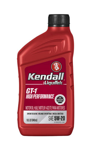 Kendall GT-1 High Performance with Liquitek Synth Blend 5W-20, 0,946 litraa
