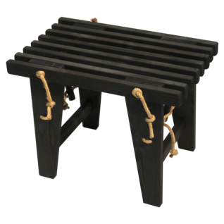 EcoFurn Ekopenkki 60 cm, mänty musta öljytty
