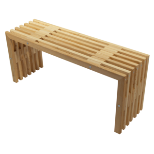 EcoFurn D-Penkki 100 cm, lehtikuusi natural
