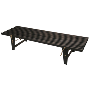 EcoFurn DayBed 190 cm, mänty musta