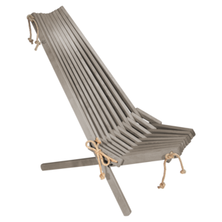 EcoFurn Ekotuoli, koivu harmaa öljytty