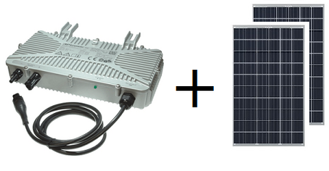 AE Conversion aurinkosähköjärjestelmä yksivaiheinen 500Wp