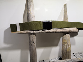 Vihreä kangasvyö 40mm