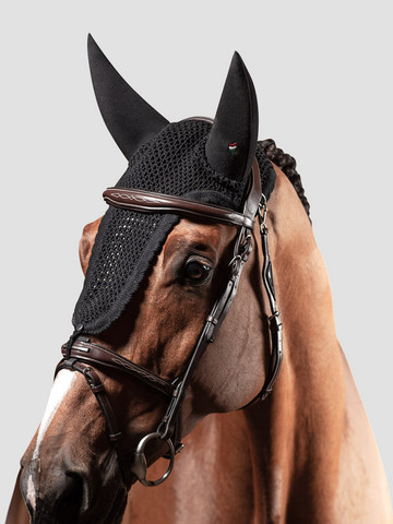 Equiline Ruben äänieristetty korvahuppu, musta ja tummansininen
