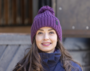 Wahlsten Camila tupsupipo, ruskea ja burgundy