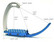 Tech Stirrups Venice Evo turvajalustimet, ruskea/hopea