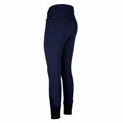 Euro-Star Xantippe softshell -ratsastushousut kokogripeillä, navy