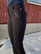 Kingsland Kadi Ladies E-Tec Full Leather ratsastushousut mokkapaikoilla, musta, koko 36