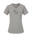Kingsland Olania Ladies V-neck T-paita, harmaa & navy