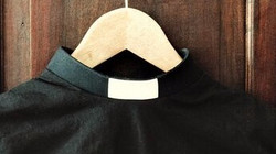 Long collared top, men's sizes, black