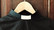 T-shirt with tab collar, black