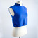 Short collared top, blue