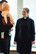 Black sweatshirt dress with tab collar