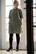 Khaki green linen tunic