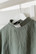 Khaki green linen tunic